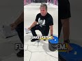 100,000 sq ft. Athletic Facility Epoxy Floor Transformation | #shorts #epoxyflooring