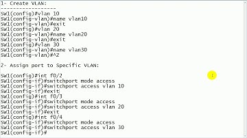 How to configuer VLAN LAB speak khmer