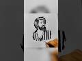 Ram Charan Peddi Pen Sketch🔥Step-by-Step Portrait Drawing TutorialHow to Draw Ram Charan Peddi Look