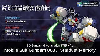 Gundam GP02A (EXPERT) 【No UR, Free SSR Only, Auto】 | SD Gundam G Generation ETERNAL