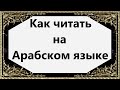 Как читать на Арабском языке !