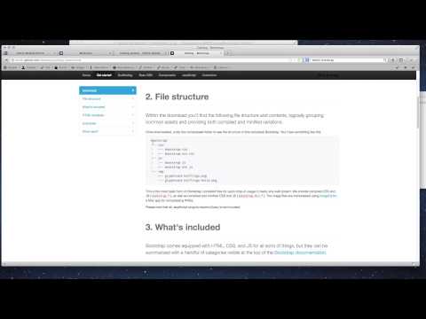 Twitter Bootstrap: Getting Started Tutorial Part 3 of 4: Your working folder