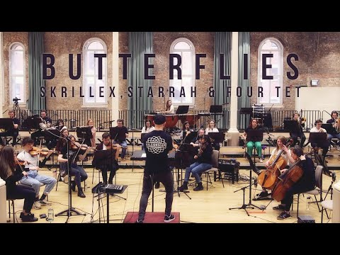 Видео: Skrillex, Starrah & Four Tet - Butterflies | Kaleidoscope Orchestra version