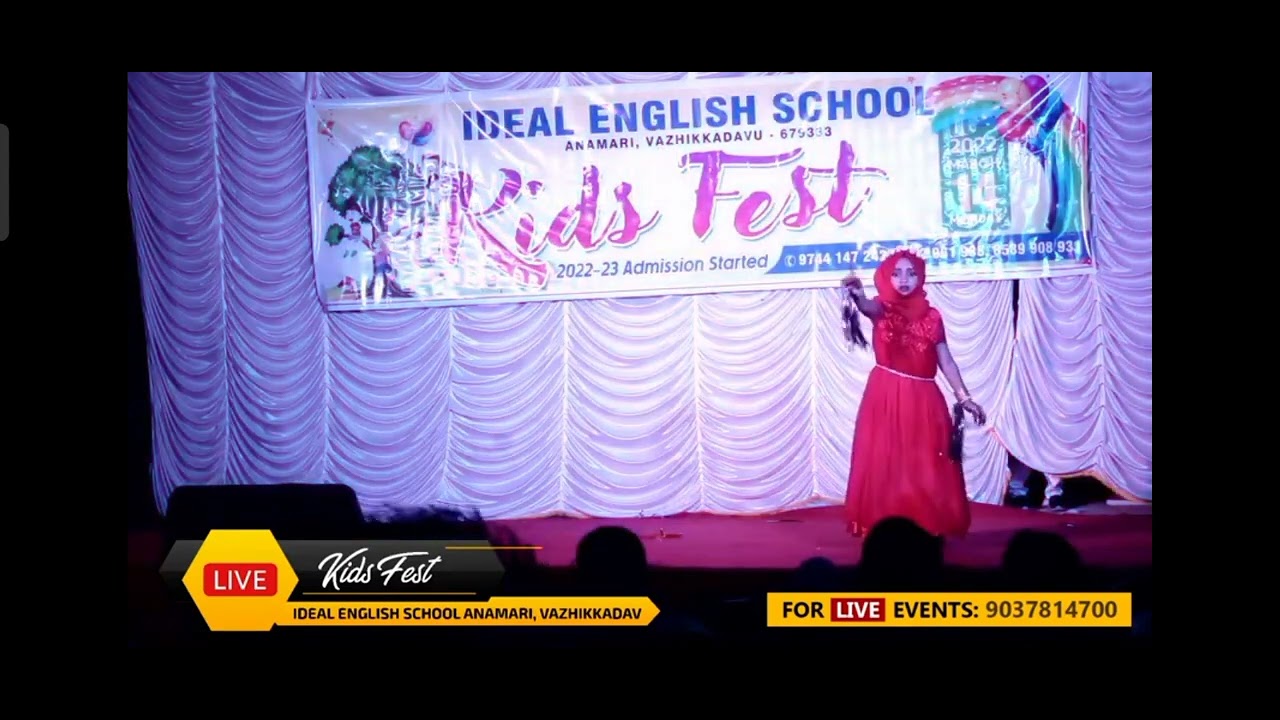 Alaika rasooli va salami  Kids fest in Ideal English Medium School