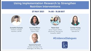 Using implementation research to strengthen nutrition interventions