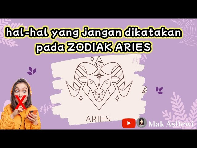 STOP! JANGAN KATAKAN INI PADA ARIES class=