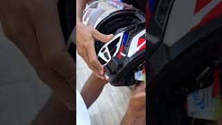 Thử Tháo Ngàm Action Cam Sau 15 Phút Dán Trên LS2 FF818 (Storm 3) Và Cái Kết?