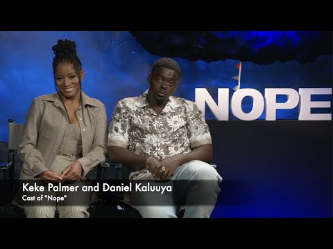 Keke Palmer And Daniel Kaluuya During The Global Press Conference for Nope