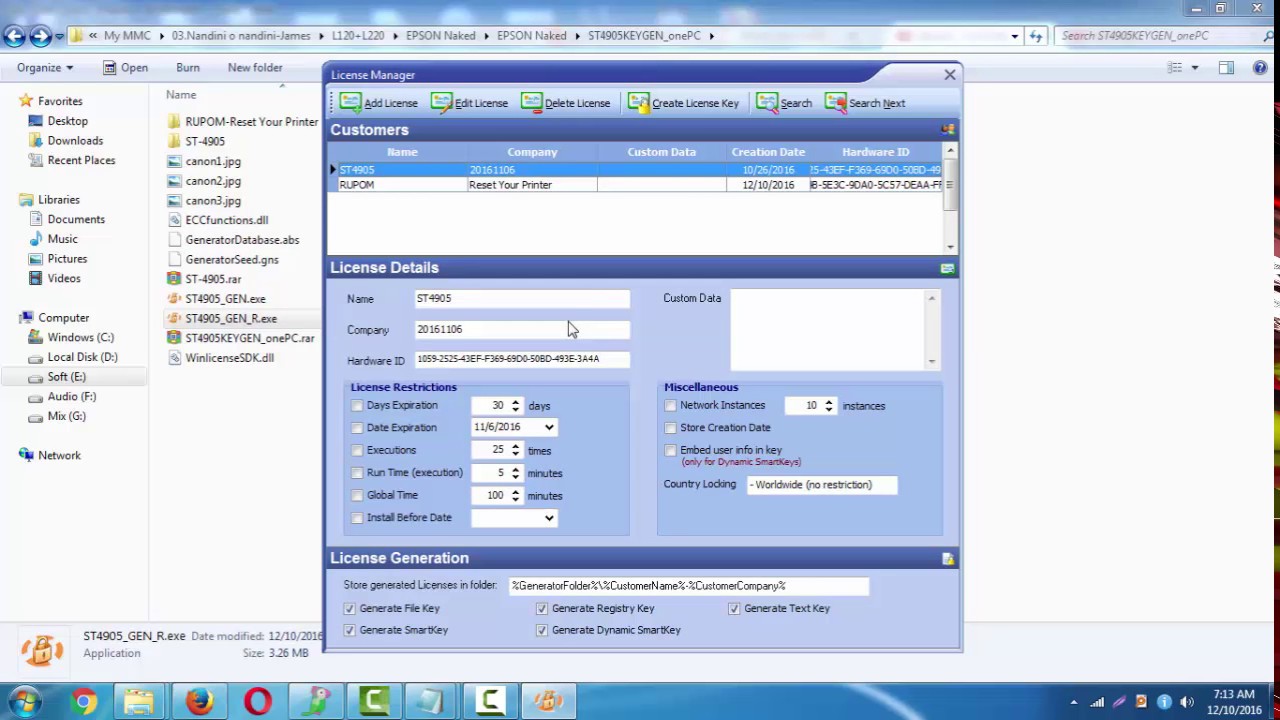 descargar service tool v4905