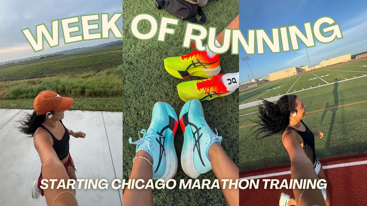 WEEK OF RUNNING starting my Chicago Marathon training - YouTube