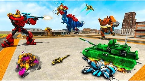 Dino Robot: Transform Car Game | Android Gameplay