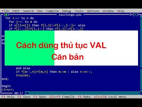 Video Val và ứng dụng - Val and more - Thầy Quách Văn Lượm - youtube