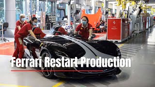 Ferrari Restart Production | Ferrari Back on Track Program