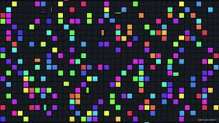 Details Color Pixel Grid | 20 Min Non-Repeating Abstract Animation News