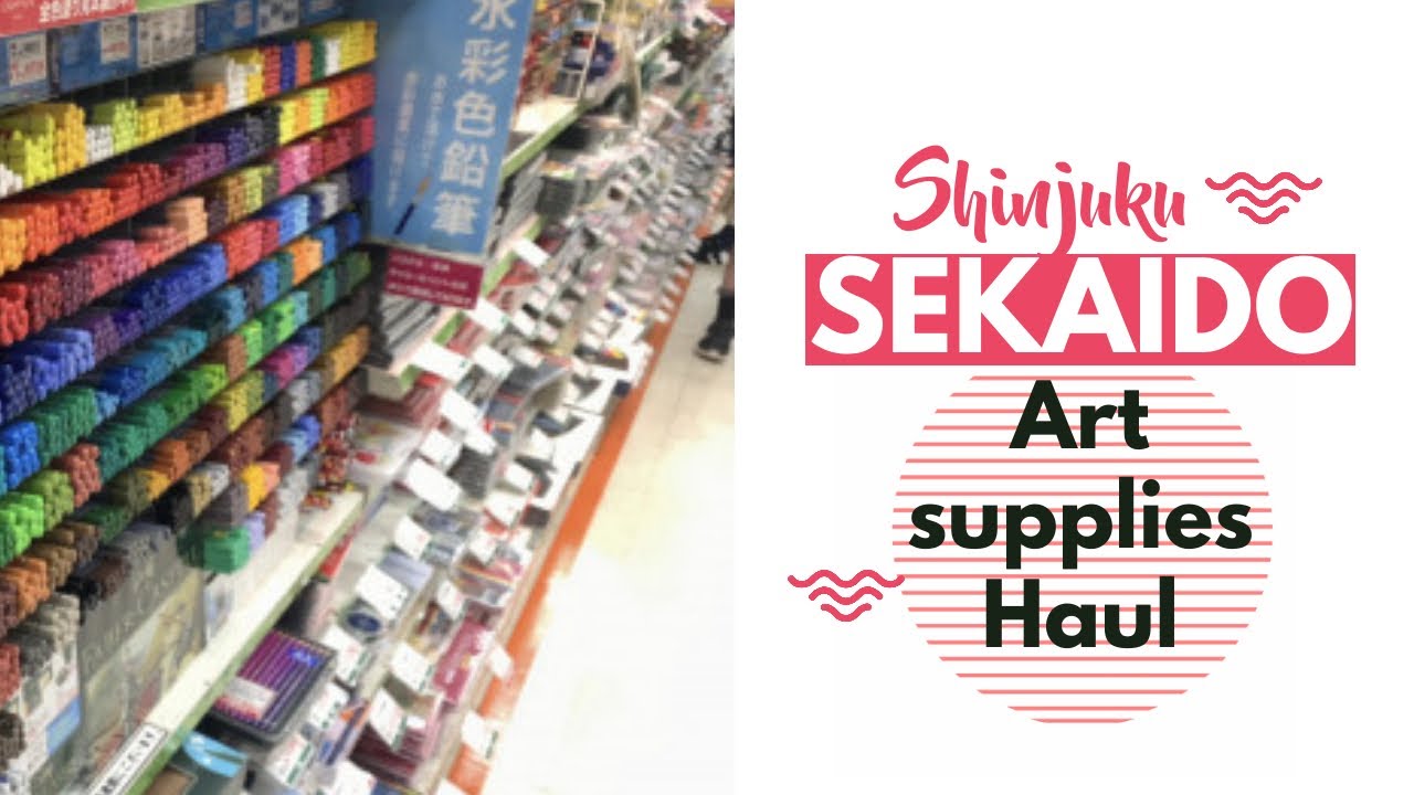 TOKYO ART SUPPLY HAUL (SEKAIDO)/ BUYING ART SUPPLIES YouTube