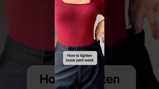 Easy Way to Tighten a Loose Waistband #sewingtips