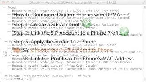 Digium IP Telephone How to Configure Digium Phones with Asterisk and DPMA P2