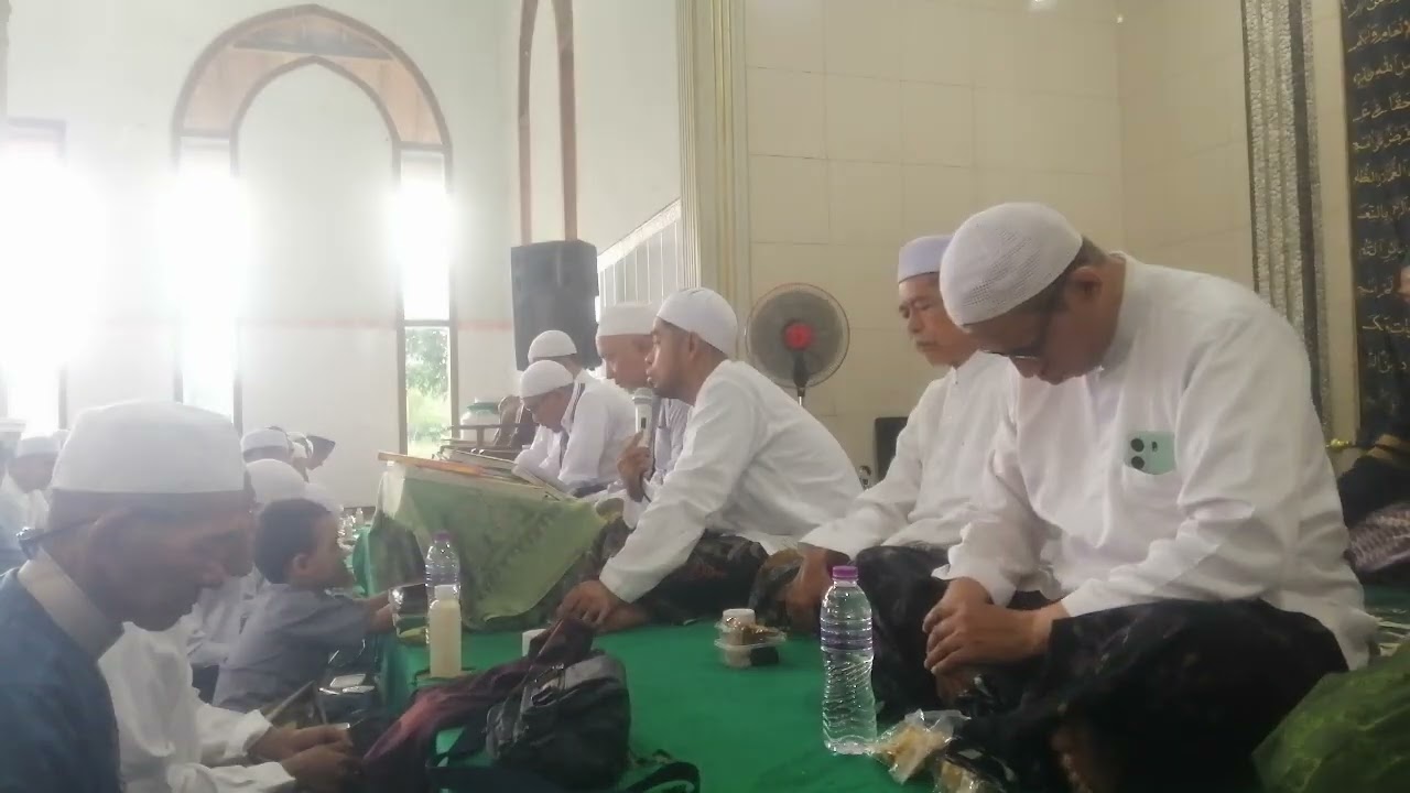 Ucapan trimakasih gos haidar  ke para jamaah yg hadir/juga ikut membantu lancarnya acara.