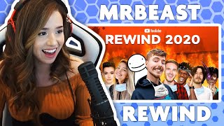 Pokimane reacts to MrBeast Youtube Rewind 2020