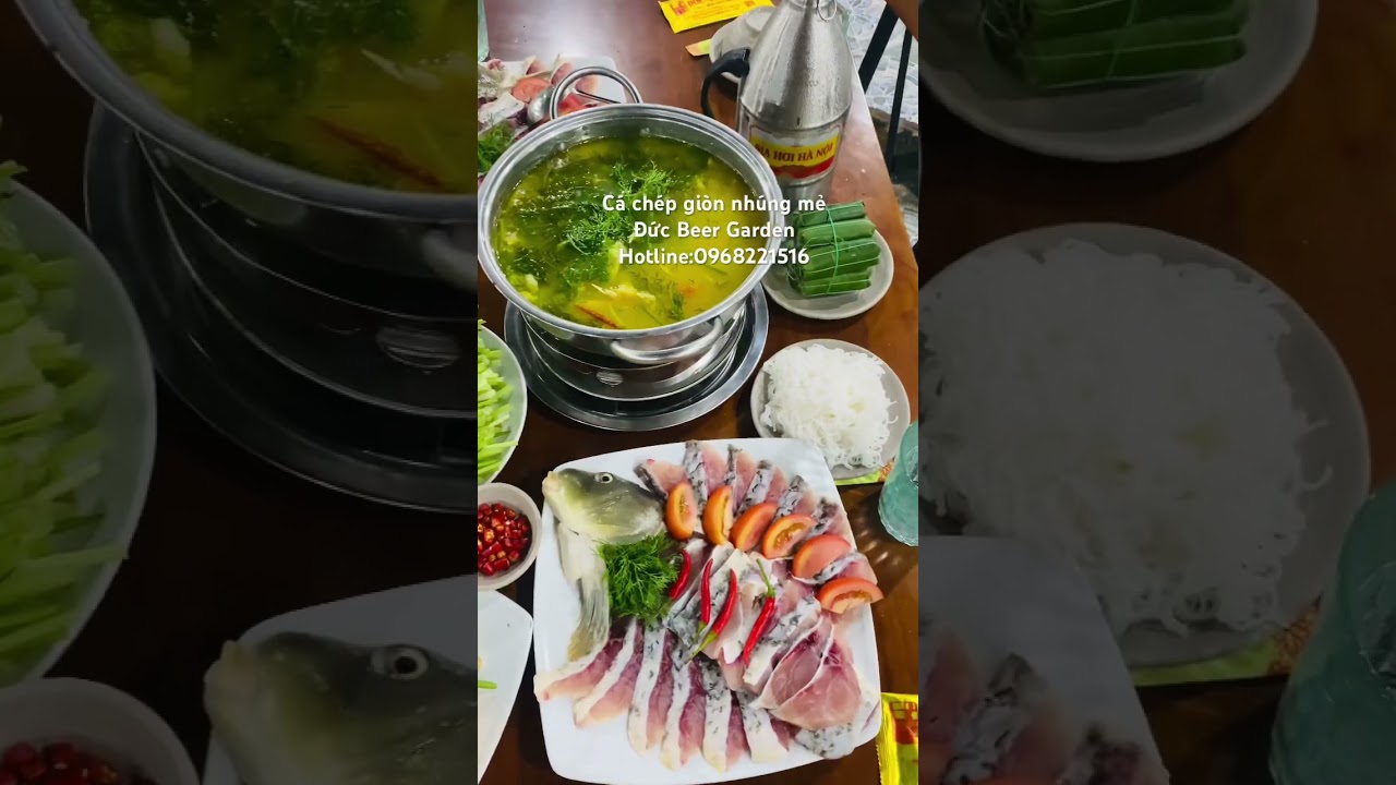 Cá chép giòn nhúng mẻ - Đức Beer Garden #food #streetfood #foodreview #amthuc #cooking