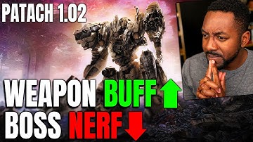 Big Weapon Buffs!! Boss Nerf? Balteus Easier? | Armored Core 6 Patch 1.02 Update
