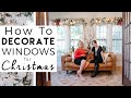 CHRISTMAS DECORATING | How to Decorate Windows for Christmas | Kinwoven Christmas
