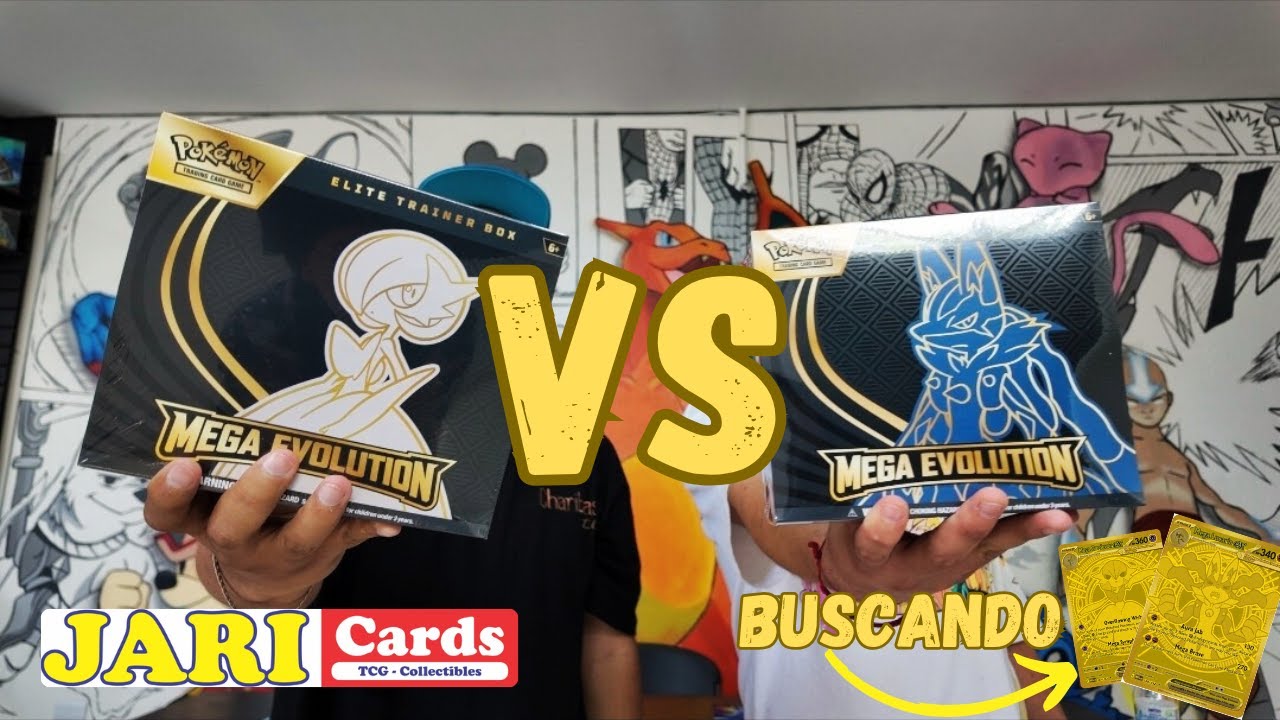 ¡MEGA LUCARIO vs MEGA GARDEVOIR! 🥊 Duelo de ETB en busca de las cartas doradas 🔥 | Mega Evolution