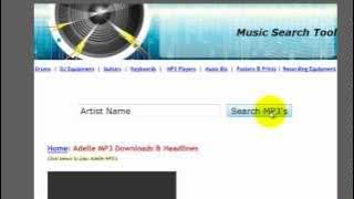 Song Finder -- This MP3 Search Engine is Easy To Use and Rocks!