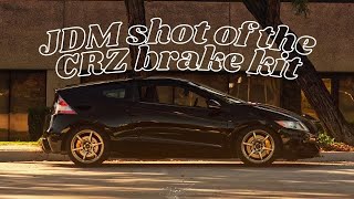 JDM Shots of the brakes on the Rice Spec CRZ!