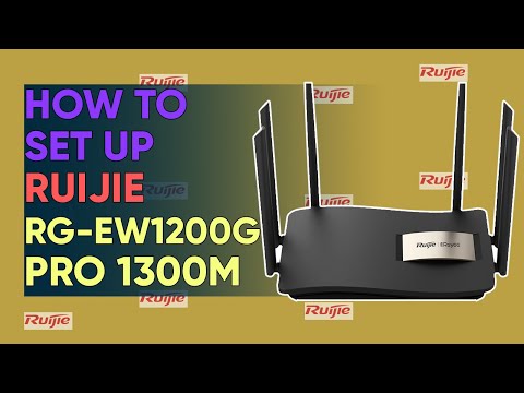 How to Set Up Ruijie Reyee RG-EW1200G Pro 1300M | Easy Tutorial