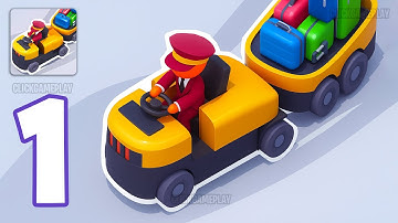 SkyWay : Airliner Tycoon Gameplay Walkthrough Part 1 - Tutorial Manage Airport Plane (Android,iOS)