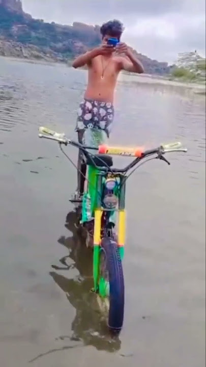 #MY💚 FAVORITE #BIKE👀 _GREEN #TEVADHAI🤭