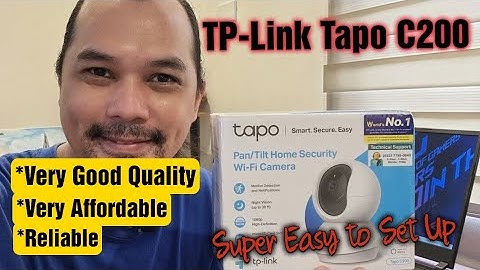 TP-Link Tapo C200 Unboxing : Complete Set Up Guide : Sample Shots : $20 Reliable Wifi Camera
