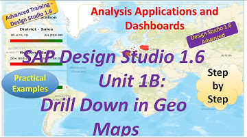 SAP Advanced Design Studio 1.6 : Unit1B: Drill Downs in Geo maps : Practical Examples