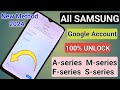 All SAMSUNG FRP BYPASS 2024🔥ANDROID 12-13-14 Latest Security 2024✔️Frp Lock Removal | Frp Unlock