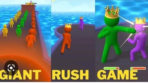 Giant Rush!- Gameplay Walkthrough (iOS & Android) #games #funny #gameplay
