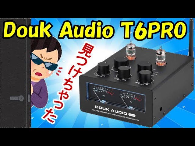 Douk Audio T6PRO VUメーター好きな人にはたまらない！ Nobsound - YouTube