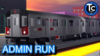 Roblox Transit City 3 (10K special) R188 admin train screenshot 1