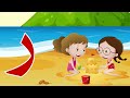 حرف الراء -  راء مثل رمال -  Arabic alphabet for kids  Ra'