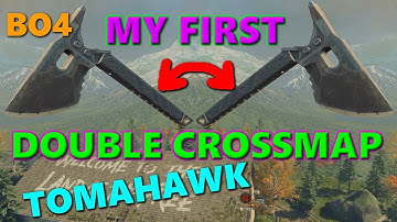 MY FIRST BO4 BLACK OPS 4 DOUBLE CROSSMAP TOMAHAWK / COMBAT AXE ON PAYLOAD !!