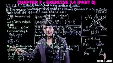 Class 10 Maths Chapter 7 - Ex 7.4 Part II (Q 5, 6, 7 and 8) | Coordinate Geometry