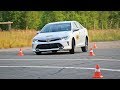 Toyota Camry: Лосиный тест. Торможение. Крены