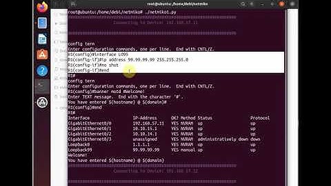 Netmiko: Send Configurations with a Text File