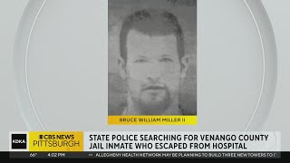 Police search for escaped Venango County inmate