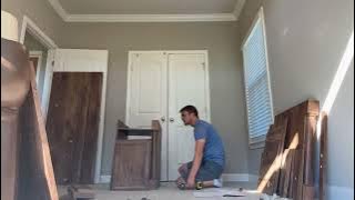 Building a Sauder Executive Desk | Office Desk Assembly Time-Lapse | Boxed2Built (Spring Hill, TN)