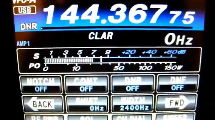 144Mhz SSB Activity on the Yaesu FT-991