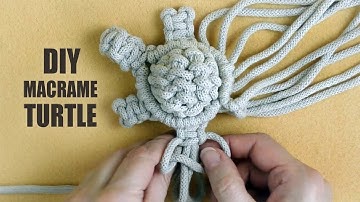 Macrame Turtle Pattern Tutorial 🐢