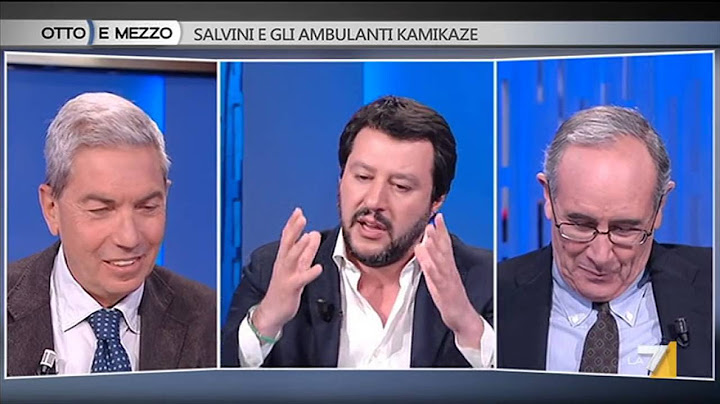 Otto e mezzo - Salvini e gli ambulanti Kamikaze (Puntata 19/04/2016)