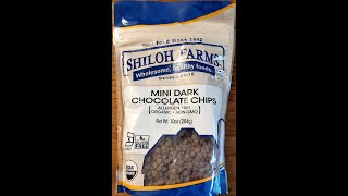 Shiloh Farms Mini Organic Dark Chocolate Chips Review