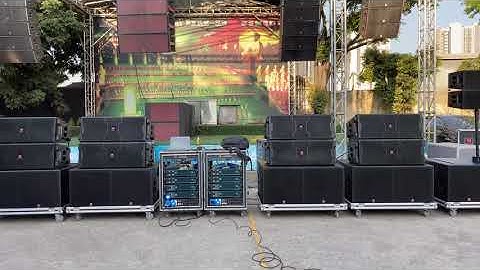 T.I Pro Audio LA 2122&LA 218 Dual 12 inch two way line array and dual 18 inch subwoofer.